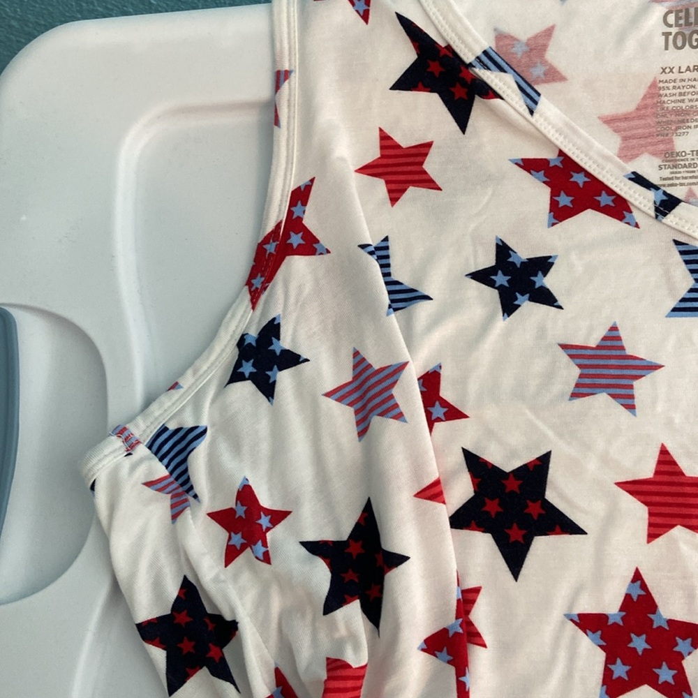 Americana V-Neck Tank Top XXL - Picture 5 of 7